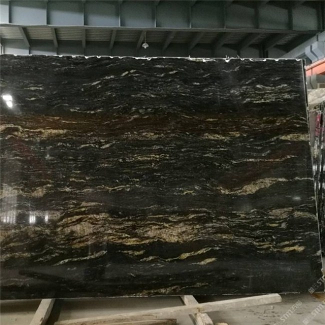 Black cosmic granite